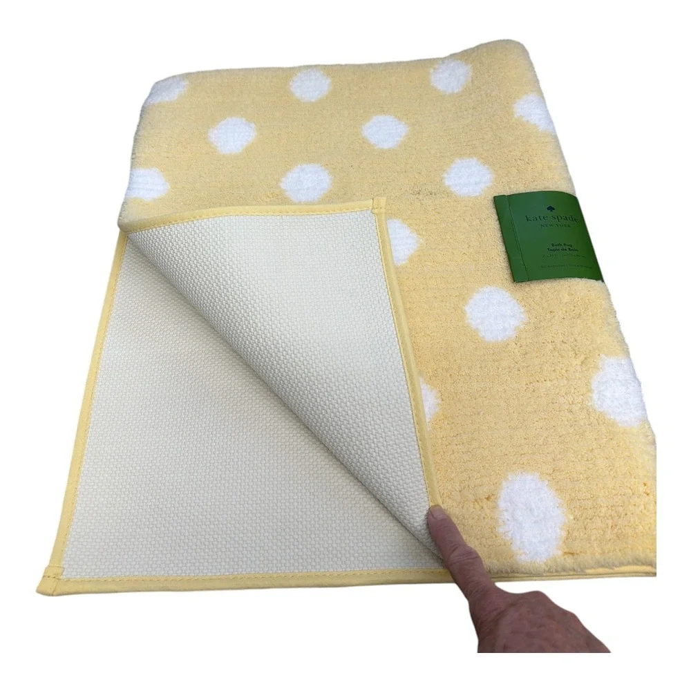 Kate Spade New York Yellow White Dot 21